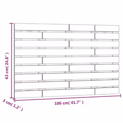 VidaXL 824717 headboard/footboard Black - Additional view 7