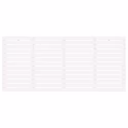 VidaXL 824719 headboard/footboard White - Additional view 4