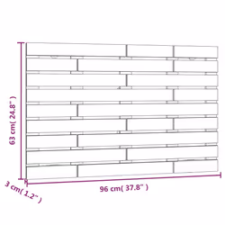 VidaXL 824726 headboard/footboard Brown - Additional view 8
