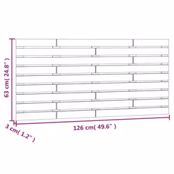 VidaXL 824731 headboard/footboard Brown - Additional view 8