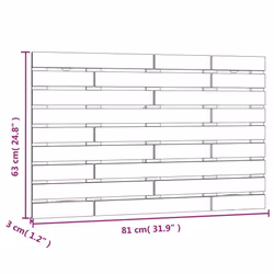 VidaXL 824744 headboard/footboard White - Additional view 8