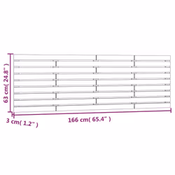VidaXL 824751 headboard/footboard Brown - Additional view 8