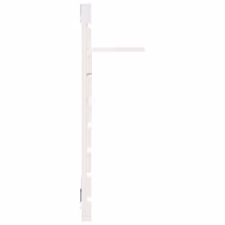 vidaXL 2x Solid Wood Pine Wall-mounted Bedside Shelves Storage Multi Colours - white - Additional view 6