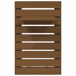 vidaXL 2x Solid Wood Pine Wall-mounted Bedside Shelves Storage Multi Colours - honey brown - Additional view 5