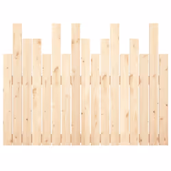 vidaXL Solid Wood Pine Wall Headboard Bedroom Bed Header Multi Colours/Sizes - brown, 108 x 3 x 80 cm - Additional view 4