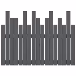 VidaXL 824775 headboard/footboard Grey - Additional view 5