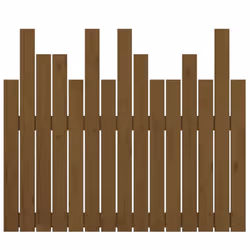 vidaXL Solid Wood Pine Wall Headboard Bedroom Bed Header Multi Colours/Sizes - honey brown, 95.5 x 3 x 80 cm - Additional view 4