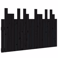 VidaXL 824792, Black, Pinewood, 1275 mm, 80 cm, 30 mm