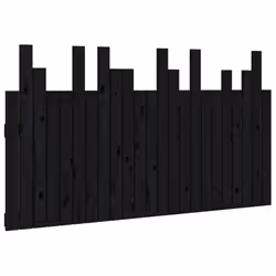 VidaXL 824797, Black, Pinewood, 1465 mm, 80 cm, 30 mm