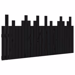 VidaXL 824812, Black, Pinewood, 1660 mm, 80 cm, 30 mm