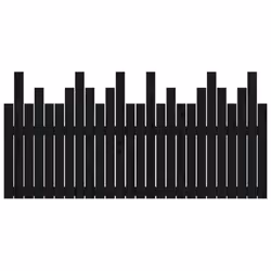 VidaXL 824812 headboard/footboard Black - Additional view 5