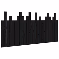VidaXL 824817, Black, Pinewood, 1850 mm, 80 cm, 30 mm
