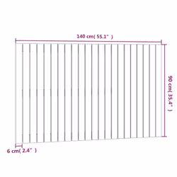 VidaXL 824849 headboard/footboard White - Additional view 8