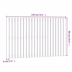 VidaXL 824919 headboard/footboard White - Additional view 8