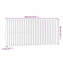 VidaXL 824931 headboard/footboard Brown - Additional view 8