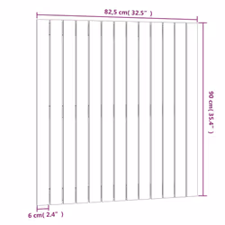 VidaXL 824936 headboard/footboard Brown - Additional view 8