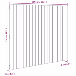 VidaXL 824939 headboard/footboard White - Additional view 8