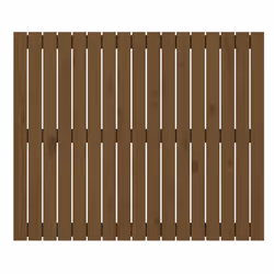 VidaXL 824941 headboard/footboard Brown - Additional view 4