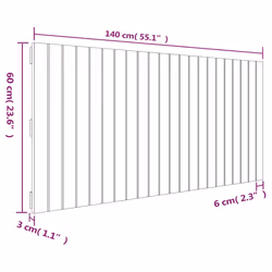 VidaXL 824946 headboard/footboard Brown - Additional view 8