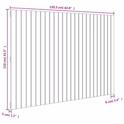 VidaXL 824948 headboard/footboard - Additional view 8