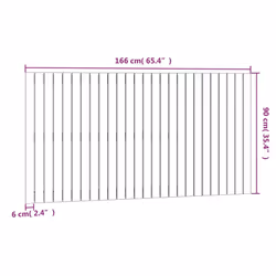 VidaXL 824966 headboard/footboard Brown - Additional view 8