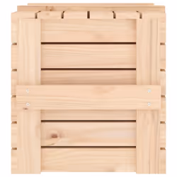 vidaXL Solid Wood Pine Storage Box Blanket Box Multi Colours 58/91x40.5x42 cm - brown, 58 x 40.5 x 42 cm - Additional view 7