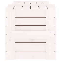 vidaXL Solid Wood Pine Storage Box Blanket Box Multi Colours 58/91x40.5x42 cm - white, 91 x 40.5 x 42 cm - Additional view 7