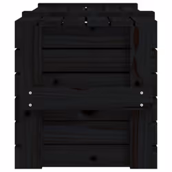 vidaXL Solid Wood Pine Storage Box Blanket Box Multi Colours 58/91x40.5x42 cm - black, 91 x 40.5 x 42 cm - Additional view 7