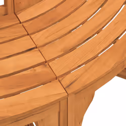 vidaXL Round Tree Bench Circular Tree Bench Garden Bench Solid Wood Eucalyptus - Additional view 4