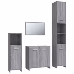 VidaXL 3154404, Grey, Oak, Wood, 600 mm, 330 mm, 610 mm, 60 cm