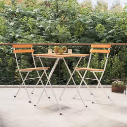 VidaXL 319974 outdoor chair Terrace Acacia wood, Steel
