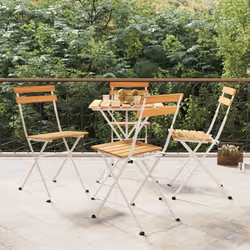 VidaXL 319975 outdoor chair Terrace Acacia wood, Steel