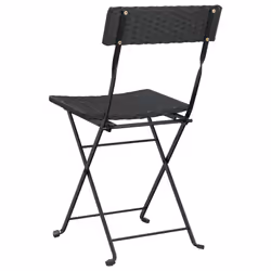 VidaXL 319986 outdoor chair Terrace Polyrattan, Steel Black - Additional view 6