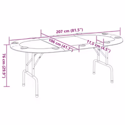VidaXL 80402 poker equipment - Additional view 5