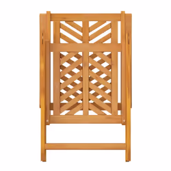 vidaXL Reclining Garden Chairs Recliner Wooden Lounge Chair Solid Wood Acacia - 2 pcs - Additional view 7