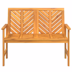 vidaXL Garden Bench Outdoor Bench Seat Wooden Bench Patio Solid Wood Acacia
