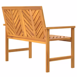 vidaXL Garden Bench Outdoor Bench Seat Wooden Bench Patio Solid Wood Acacia - Additional view 4