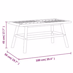 VidaXL 362235 outdoor bench Acacia wood - Additional view 8