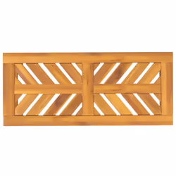 vidaXL Garden Bench Outdoor Bench Seat Wooden Bench Patio Solid Wood Acacia - 80 x 35 x 45 cm - Additional view 4