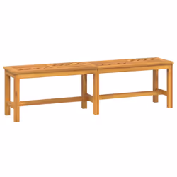 vidaXL Garden Bench Outdoor Bench Seat Wooden Bench Patio Solid Wood Acacia - 150 x 35 x 45 cm