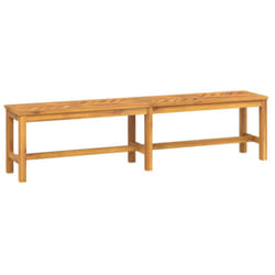 vidaXL Garden Bench Outdoor Bench Seat Wooden Bench Patio Solid Wood Acacia - 180 x 35 x 45 cm