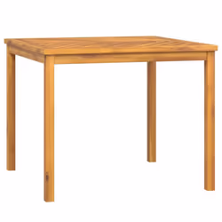 ) vidaXL Garden Dining Table Coffee Table Outdoor Dining Table Solid Wood Acacia - 90 x 90 x 74 cm (W x D x H