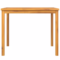 ) vidaXL Garden Dining Table Coffee Table Outdoor Dining Table Solid Wood Acacia - 90 x 90 x 74 cm (W x D x H