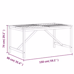 VidaXL 362241 outdoor table - Additional view 7