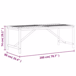 VidaXL 362242 outdoor table - Additional view 7