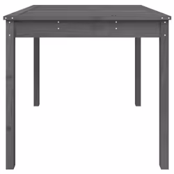 vidaXL Garden Table Patio Table Wooden Dining Coffee Table Solid Wood Douglas - grey pine, 82.5 x 82.5 x 76 cm - Additional view 4