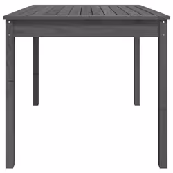 vidaXL Garden Table Patio Table Wooden Dining Coffee Table Solid Wood Douglas - grey pine, 82.5 x 82.5 x 76 cm - Additional view 5