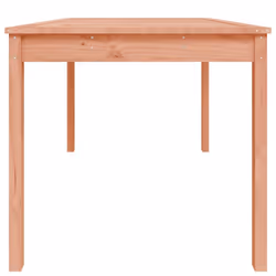 vidaXL Garden Table Patio Table Wooden Dining Coffee Table Solid Wood Douglas - natural douglas, 121 x 82.5 x 76 cm - Additional view 5