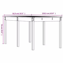 VidaXL 823981 outdoor table - Additional view 8