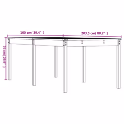 VidaXL 823984 outdoor table - Additional view 8